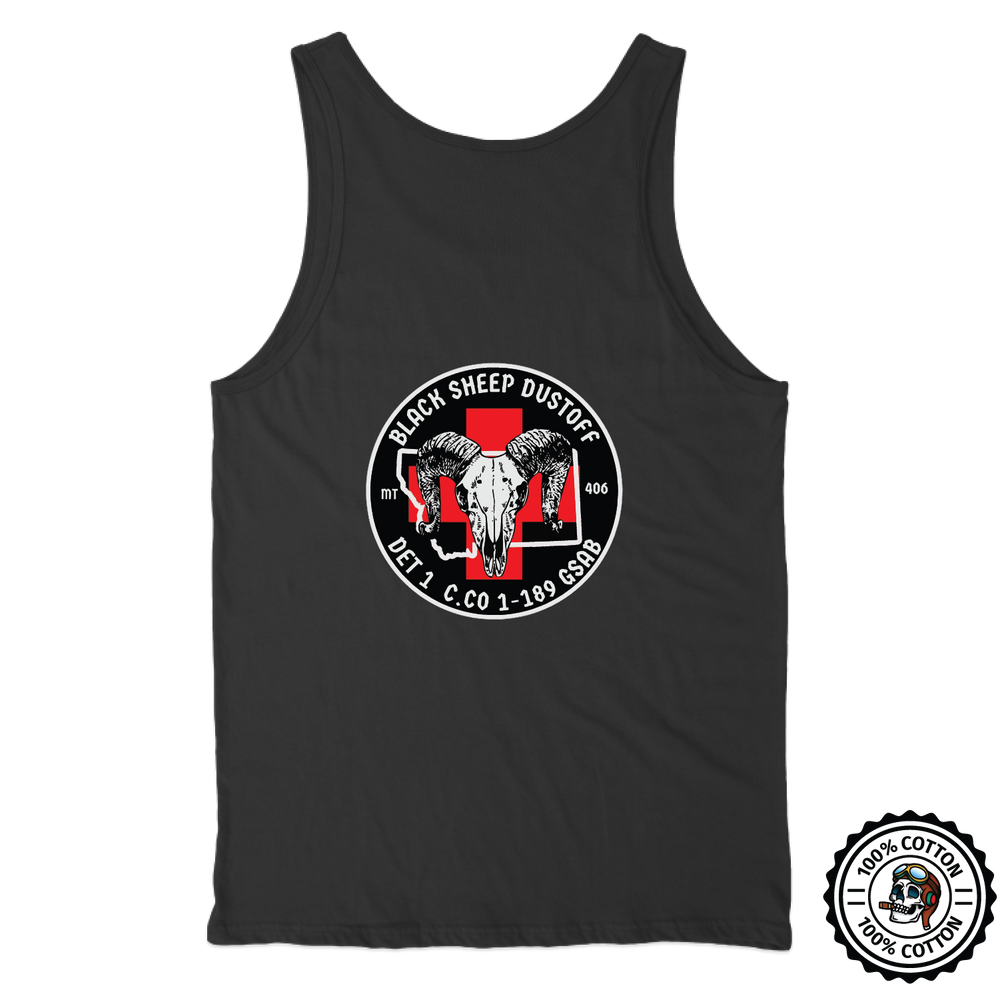 Det 1, C Co, 1-189 GSAB  Black Sheep Dustoff Tank Tops