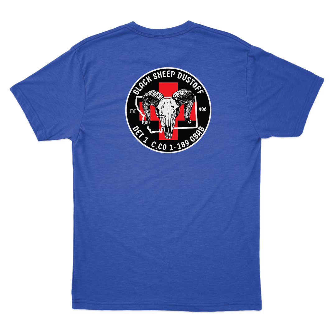 Det 1, C Co, 1-189 GSAB  Black Sheep Dustoff T-Shirts