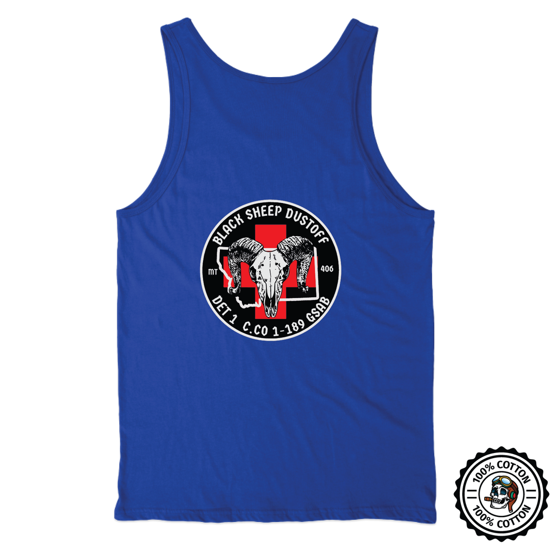 Det 1, C Co, 1-189 GSAB  Black Sheep Dustoff Tank Tops