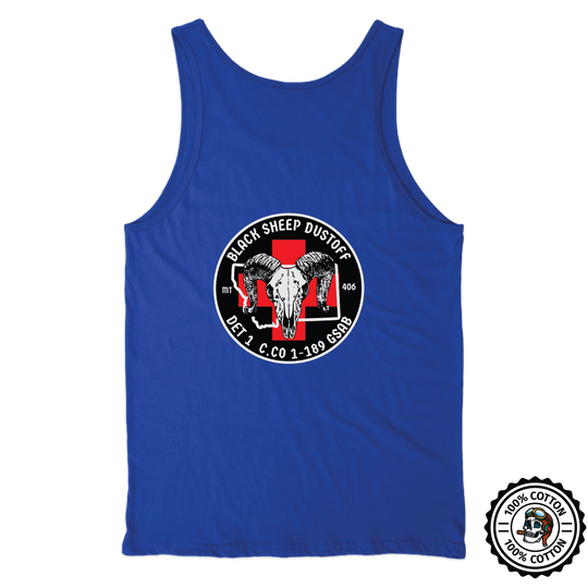 Det 1, C Co, 1-189 GSAB  Black Sheep Dustoff Tank Tops