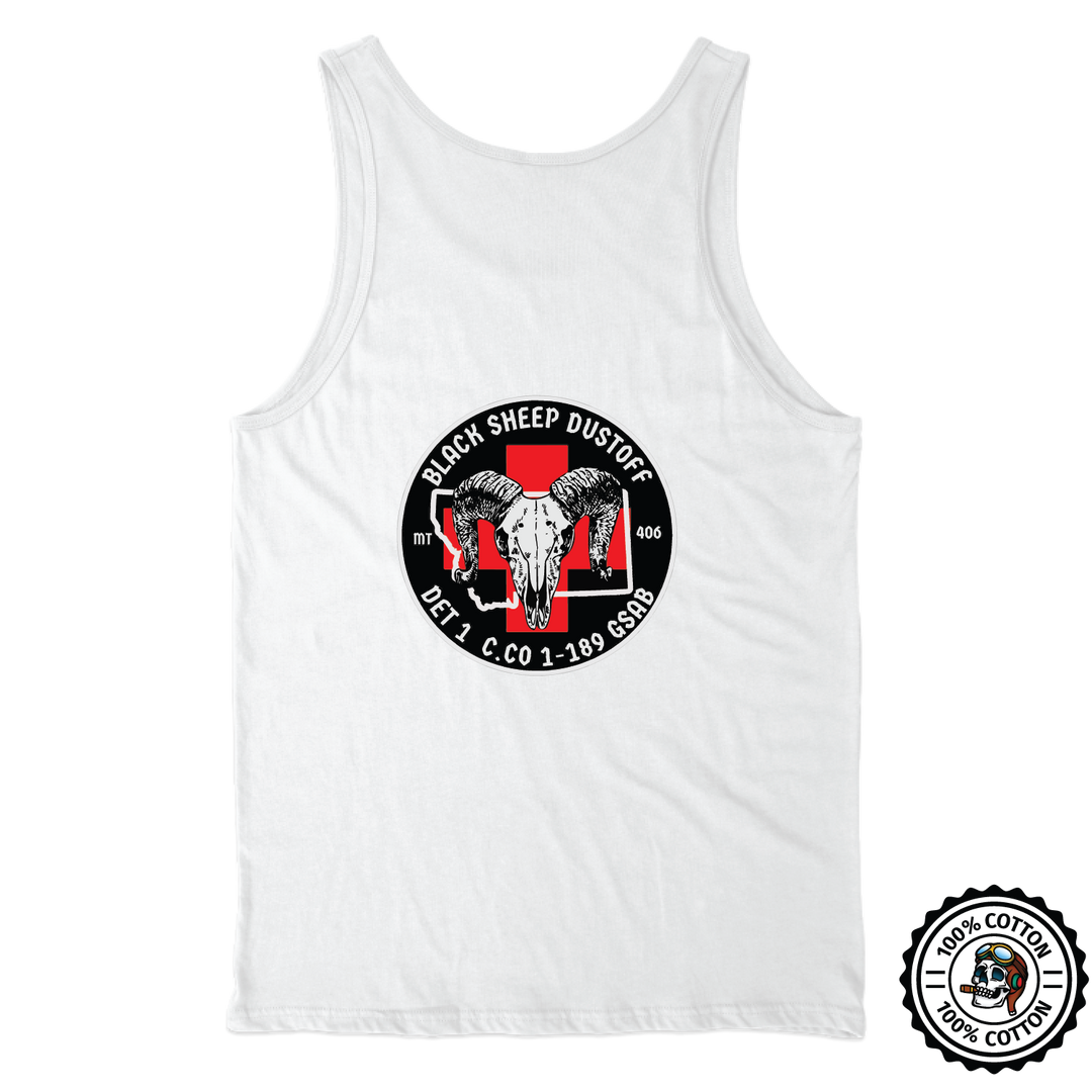 Det 1, C Co, 1-189 GSAB  Black Sheep Dustoff Tank Tops