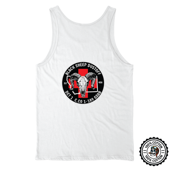 Det 1, C Co, 1-189 GSAB  Black Sheep Dustoff Tank Tops