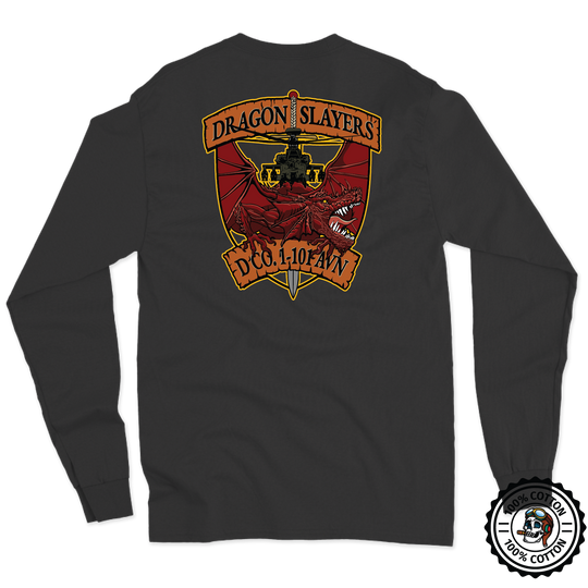 D Co, 1-101 AVN "Dragon Slayers" Long Sleeve T-Shirt