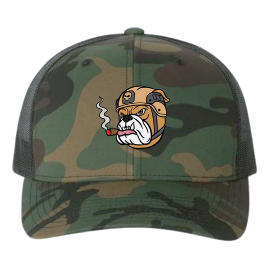 E Co, 1-3 AB "Bulldogs" Embroidered Hats
