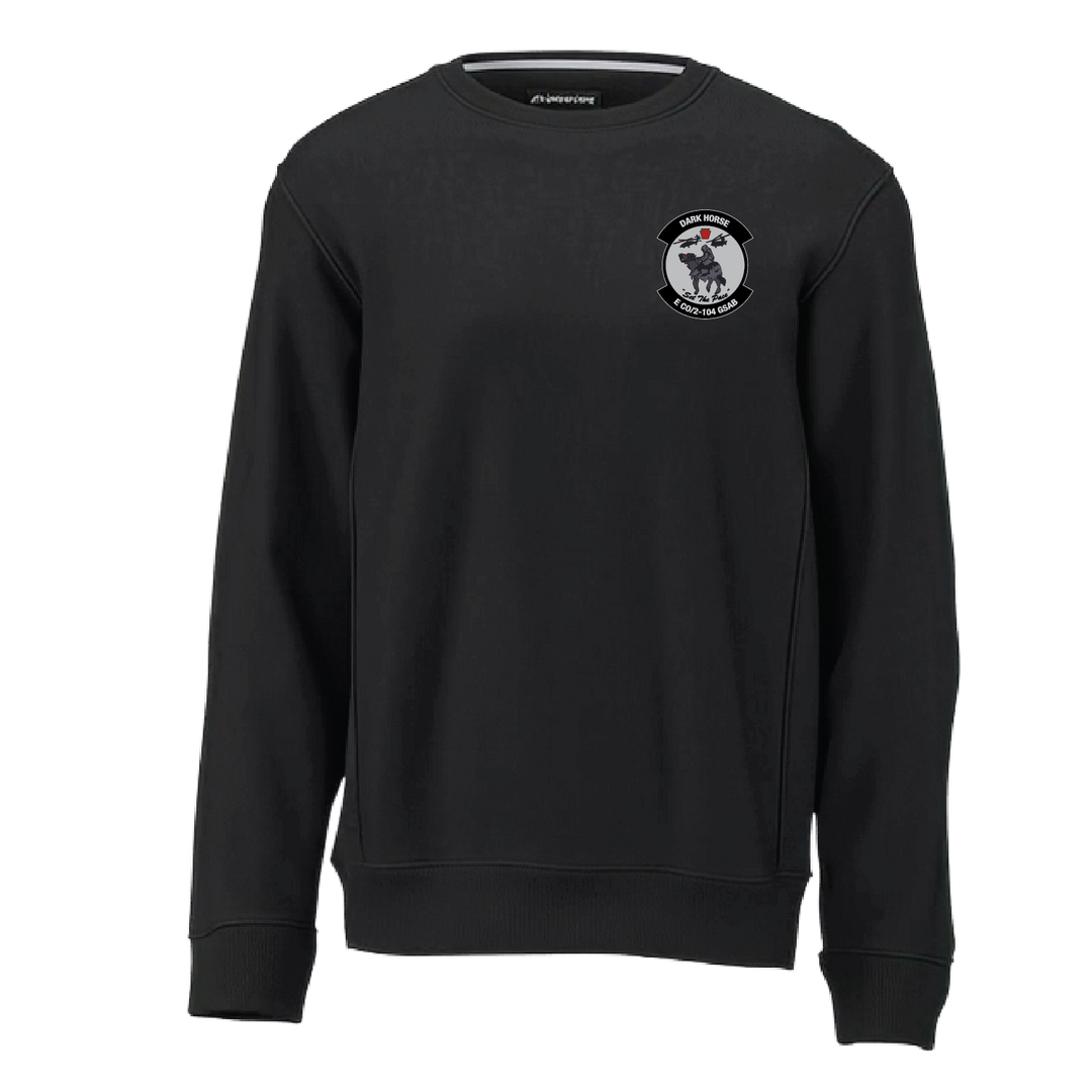 E CO, DK HORSE_heavyweightcrewneck_black_front.png