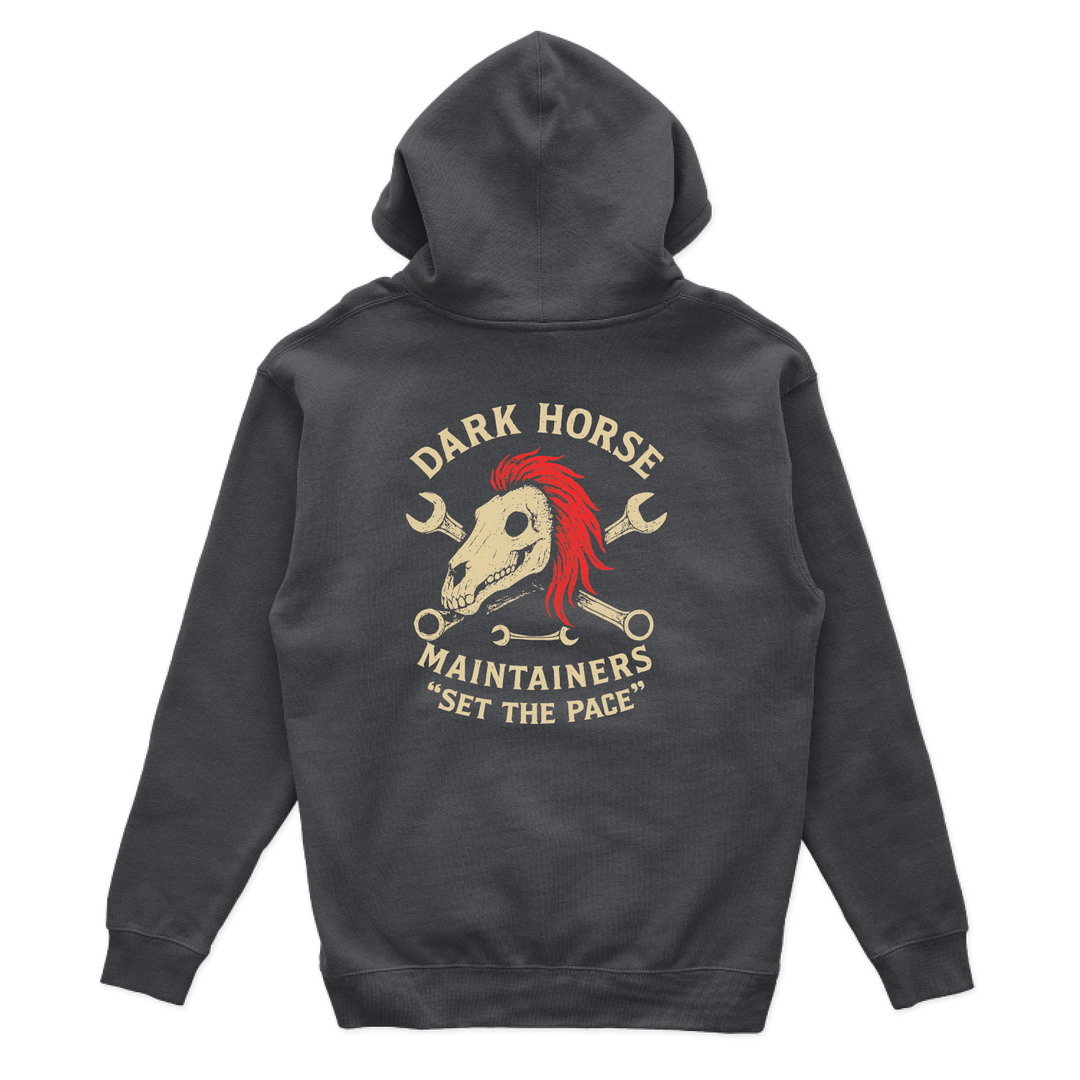 E CO, DK HORSE_hoodie_charcoal_back.png