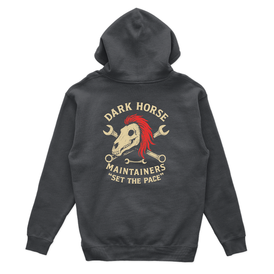 E CO, DK HORSE_hoodie_charcoal_back.png