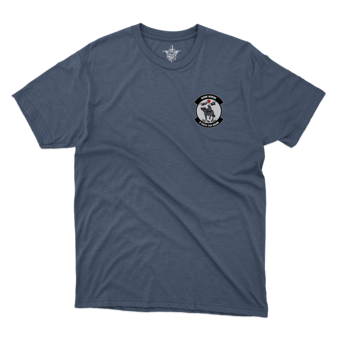 E CO, DK HORSE_tee_heathernavy_front.png