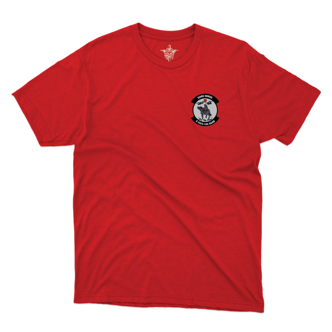 E CO, DK HORSE_tee_red_front.png