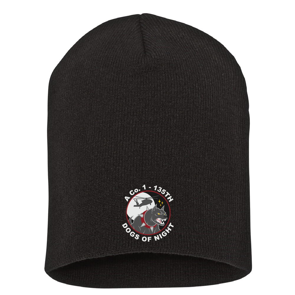 A Co, 1-135th AHB "Dogs of Night" Beanies