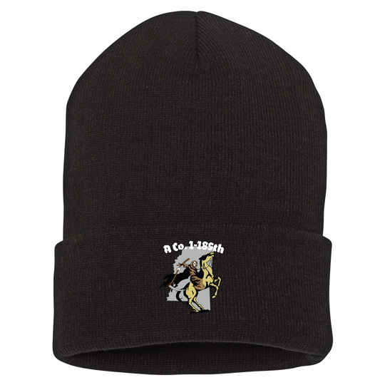 A Co, 1-185 AHB "Pale Horse" Beanies