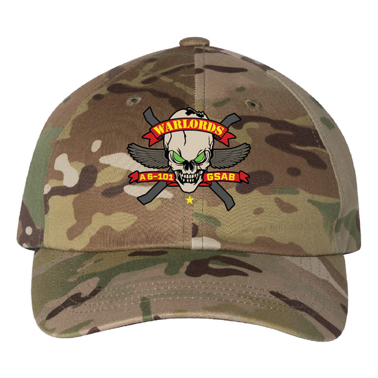 A Co, 6-101 GSAB "Warlords" Embroidered Hats