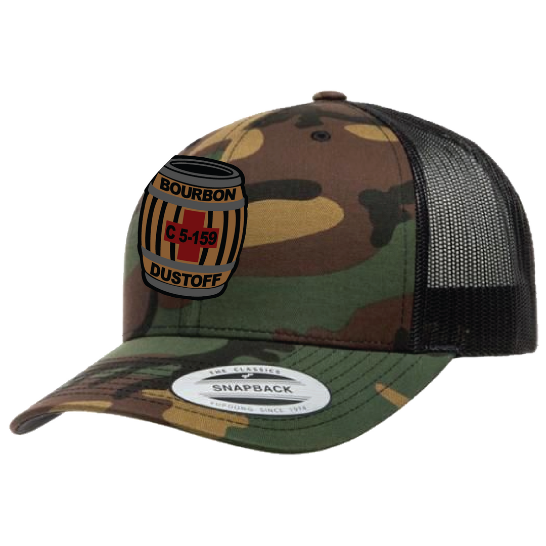 C Med, 5-159th "Bourbon Dustoff" Embroidered Hats