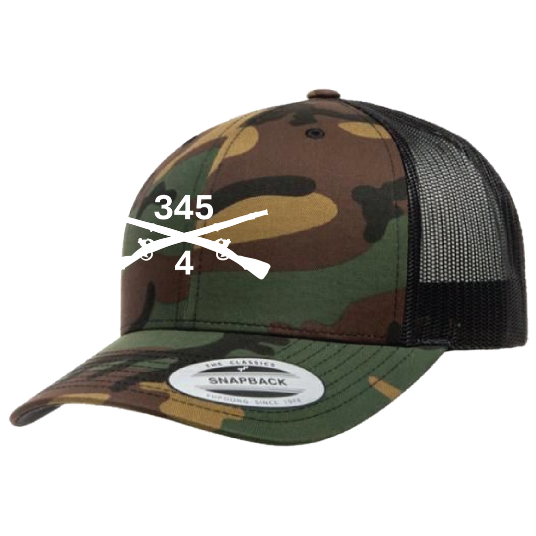 4-345th BN, 1 BDE Embroidered Hats