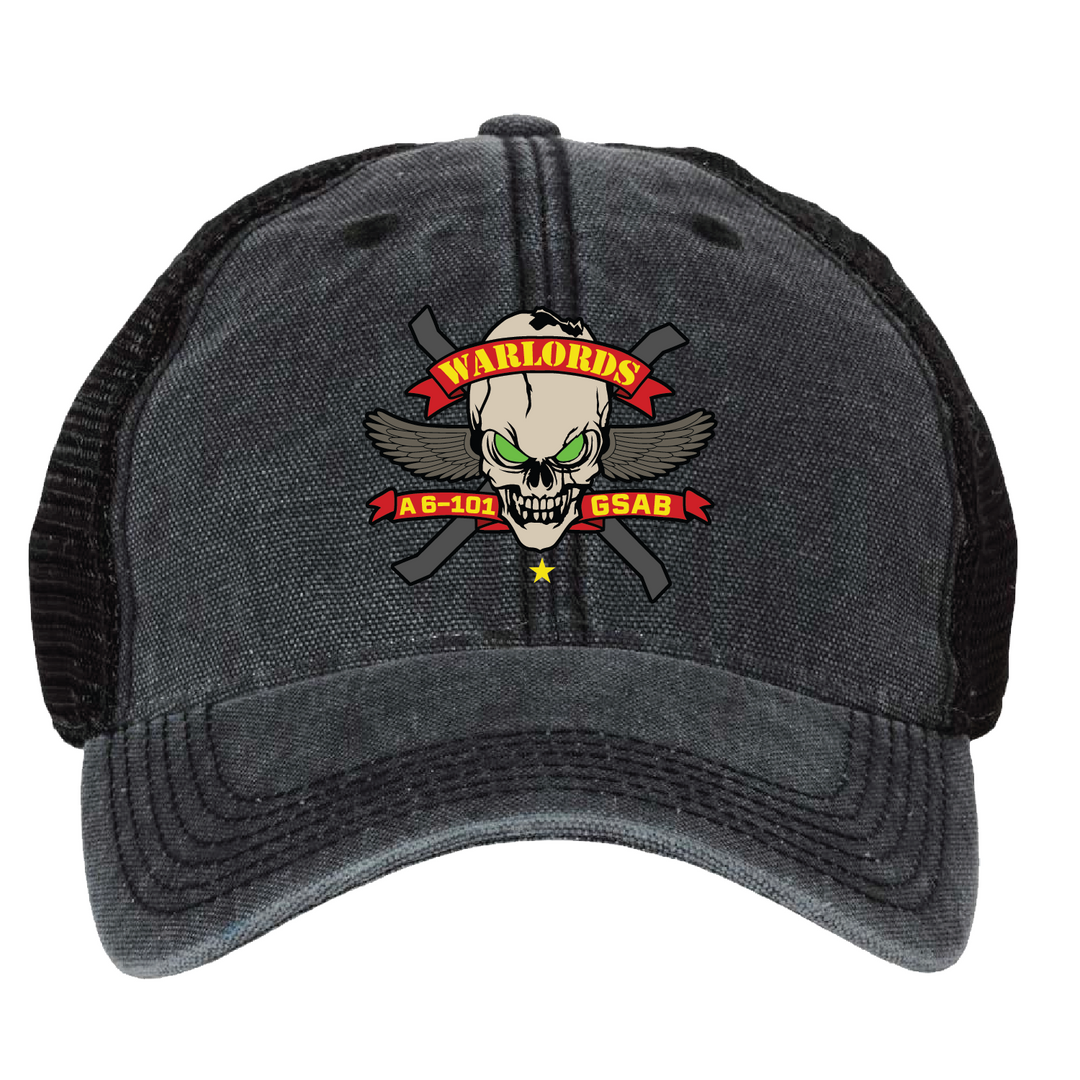 A Co, 6-101 GSAB "Warlords" Embroidered Hats