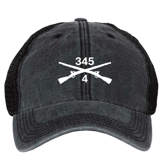 4-345th BN, 1 BDE Embroidered Hats