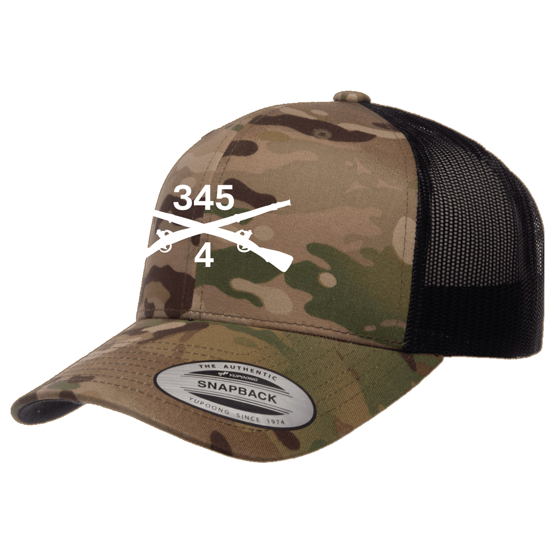 4-345th BN, 1 BDE Embroidered Hats