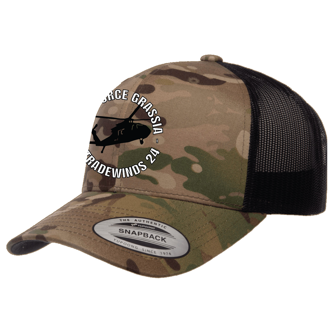 A Co 3-142 AHB “Raven” / Task Force Grassia Embroidered Hats