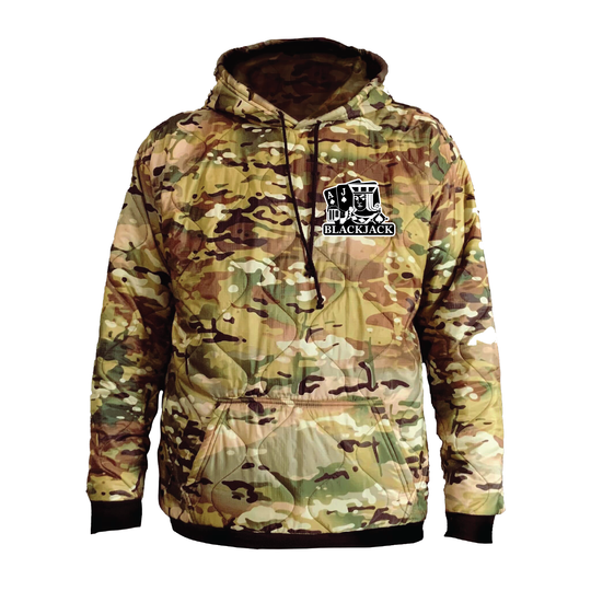 B Co, 1-135th AHB Woobie Hoodie Embroidery