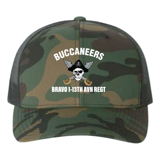 B Co, 1-13th AVN "Buccaneers" Embroidered Hats
