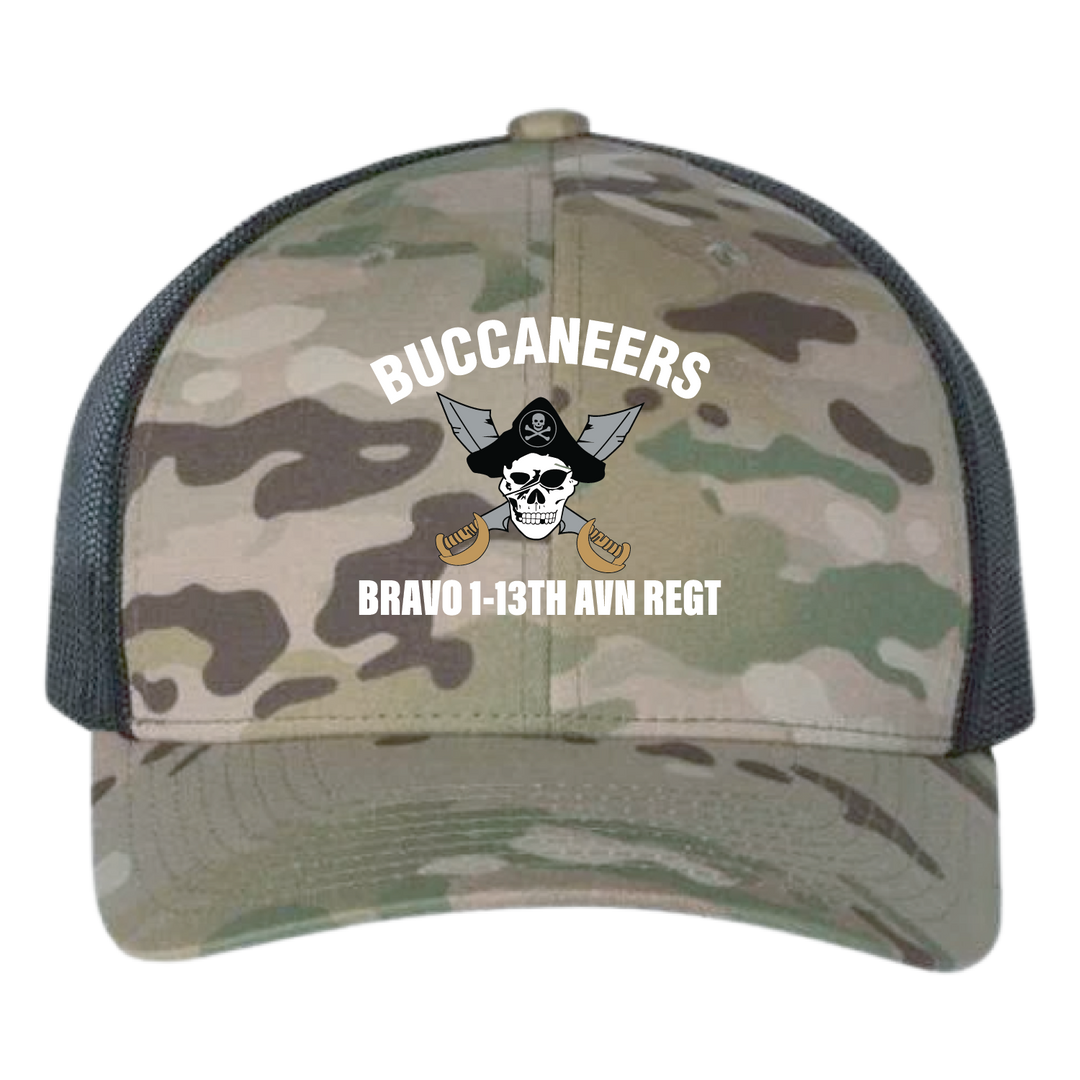 B Co, 1-13th AVN "Buccaneers" Embroidered Hats