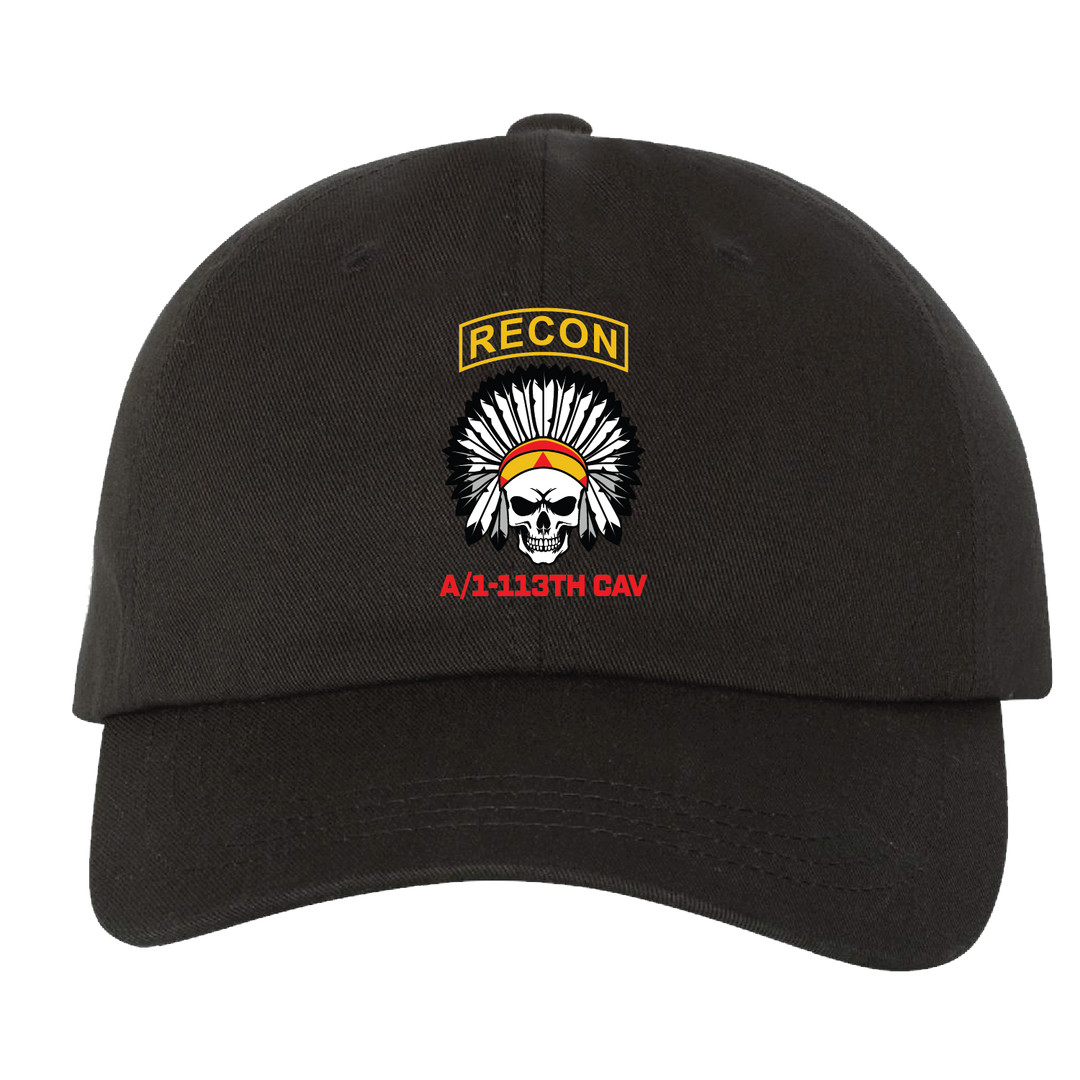 A TRP, 1-113 CAV "Apache" Embroidered Hats