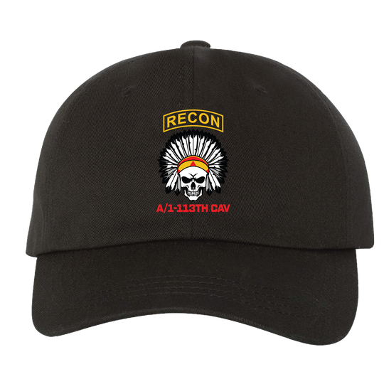 A TRP, 1-113 CAV "Apache" Embroidered Hats