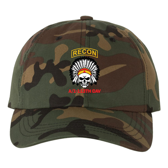 A TRP, 1-113 CAV "Apache" Embroidered Hats