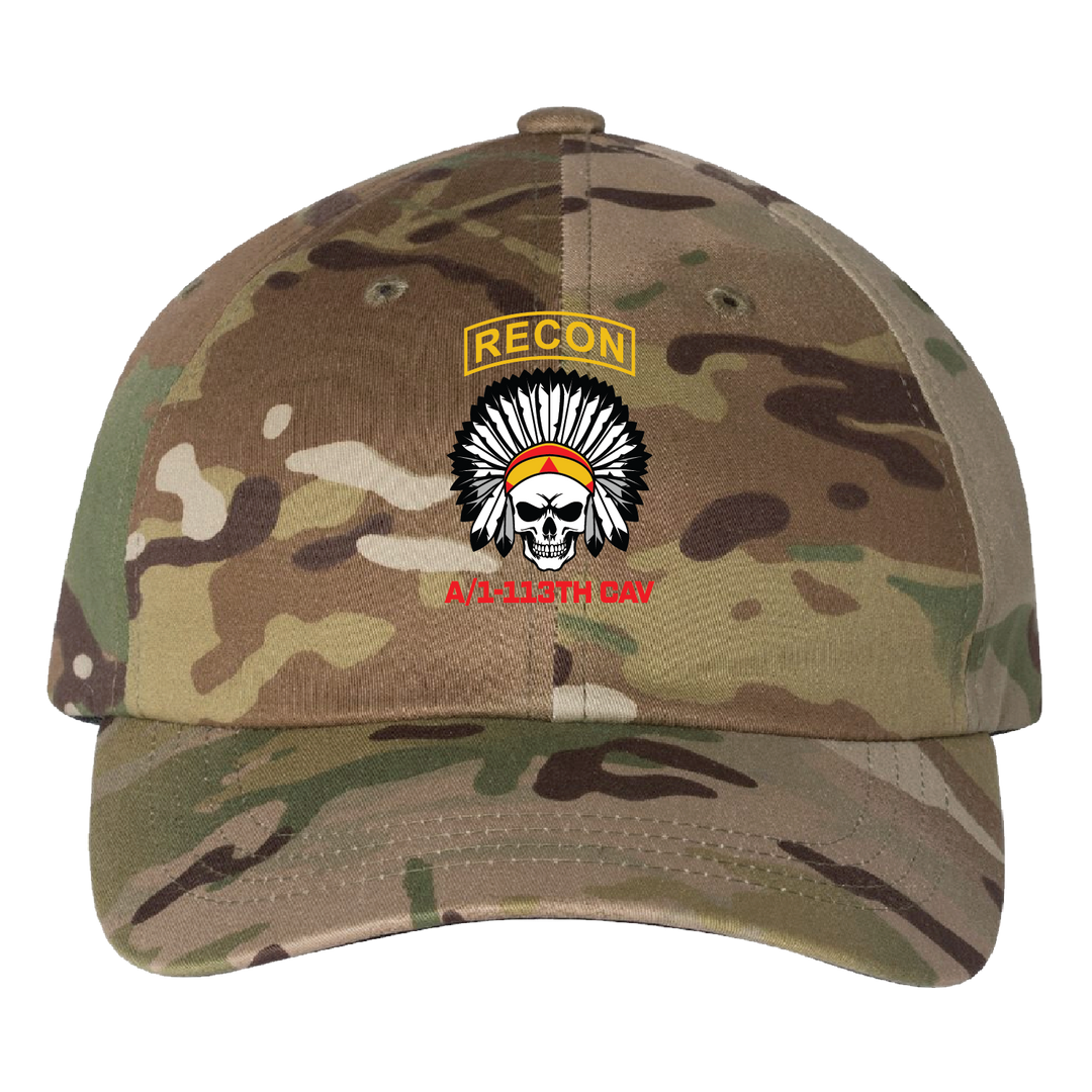A TRP, 1-113 CAV "Apache" Embroidered Hats