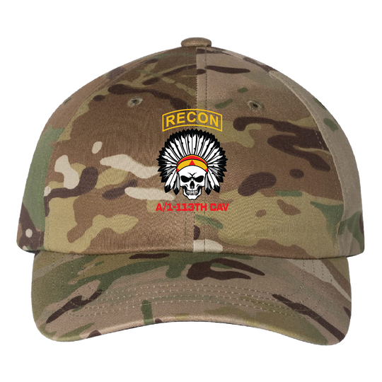 A TRP, 1-113 CAV "Apache" Embroidered Hats