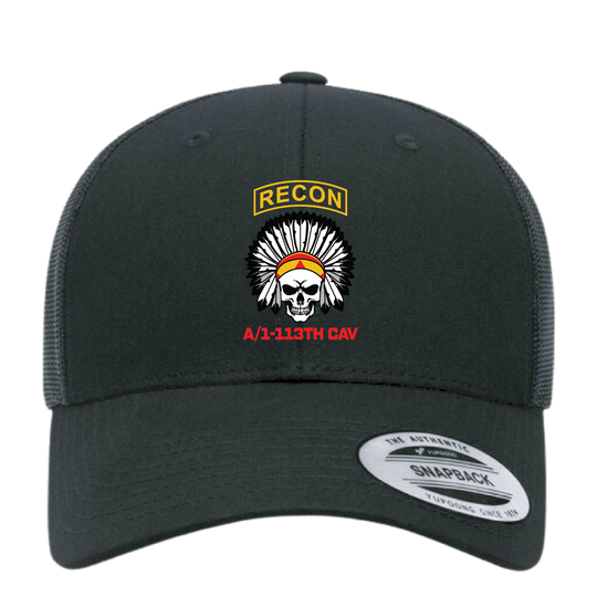 A TRP, 1-113 CAV "Apache" Embroidered Hats