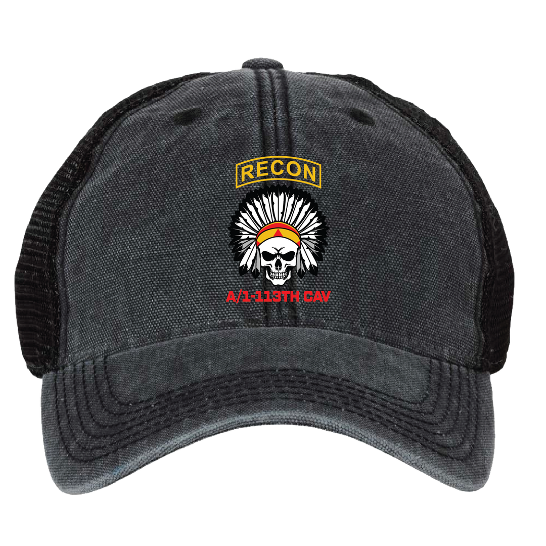 A TRP, 1-113 CAV "Apache" Embroidered Hats