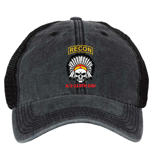 A TRP, 1-113 CAV "Apache" Embroidered Hats
