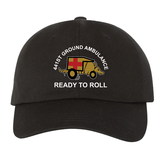 HQ PLT, 441 MED CO Embroidered Hats