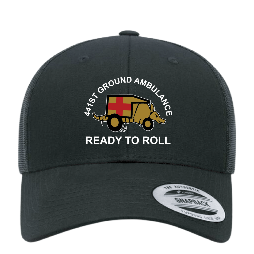 HQ PLT, 441 MED CO Embroidered Hats
