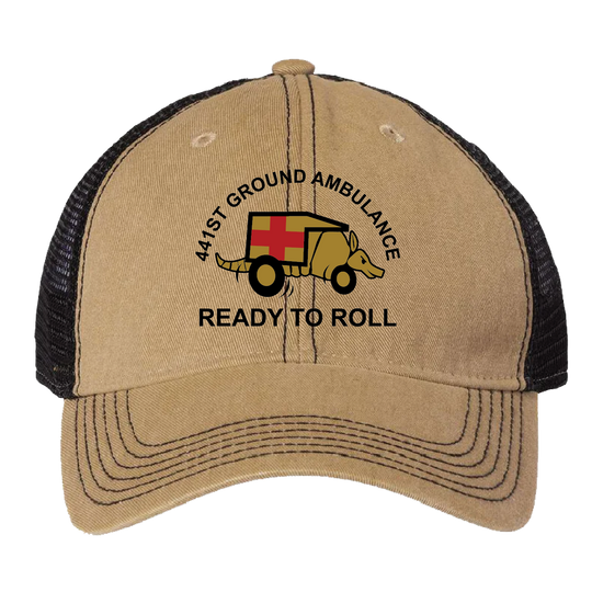 HQ PLT, 441 MED CO Embroidered Hats