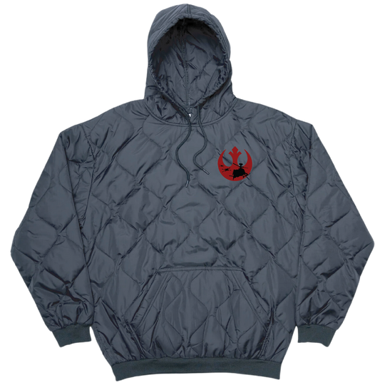 A Co, 1-1 AB "Rebels" Field Hoodie Embroidery