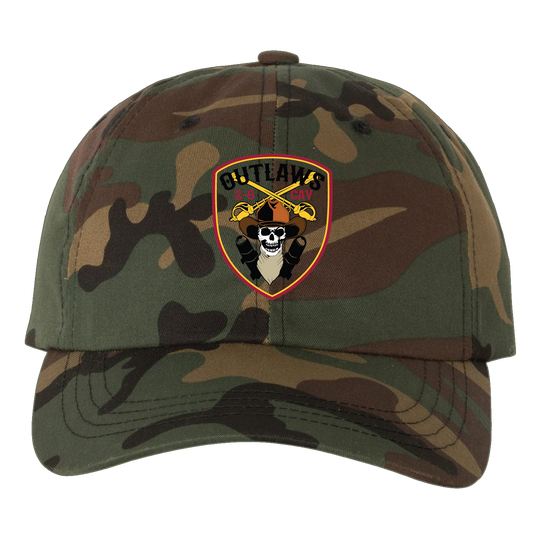 D Co, 2-6 CAV "Outlaws" Embroidered Hats