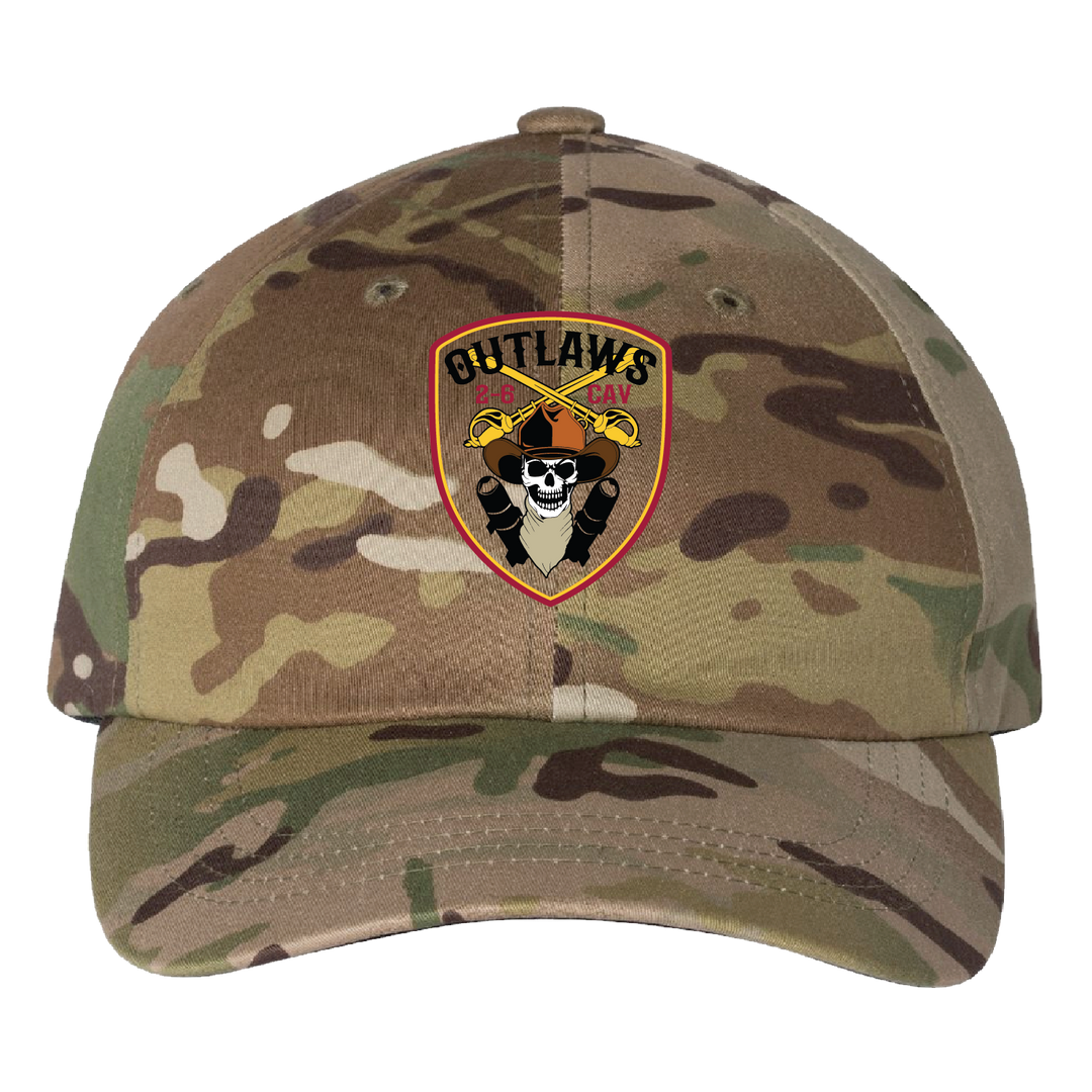 D Co, 2-6 CAV "Outlaws" Embroidered Hats