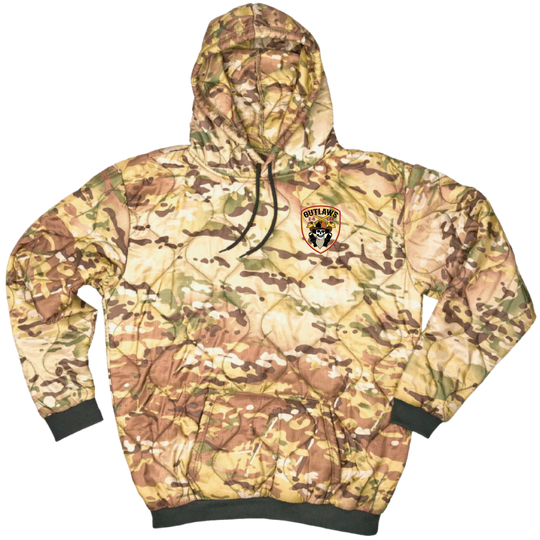 D Co, 2-6 CAV "Outlaws" Field Hoodie Embroidery