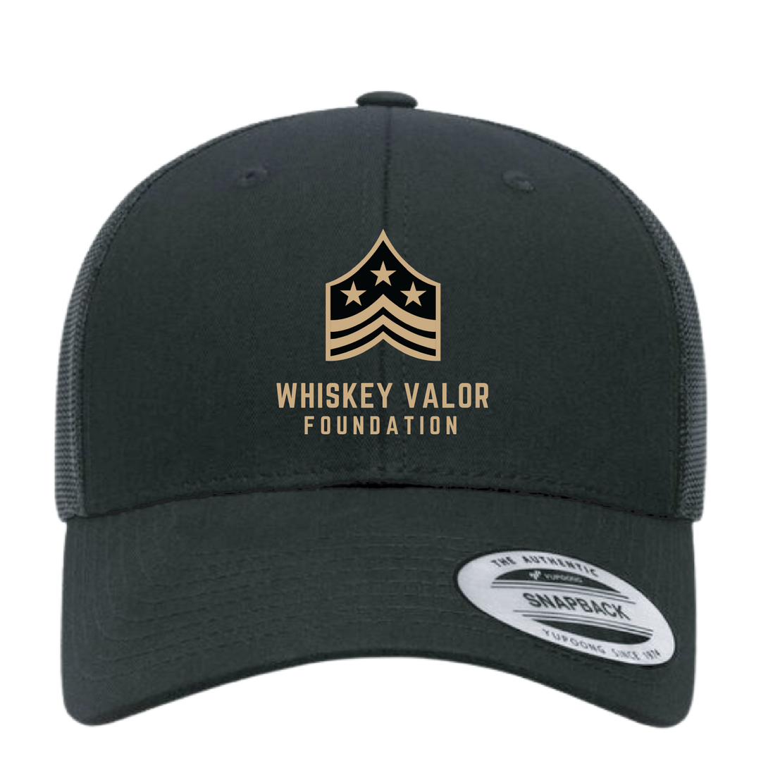 Whiskey Valor Foundation Embroidered Retro Trucker Hats