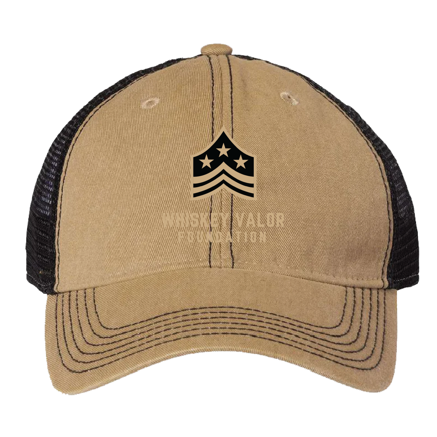 Embroidery Apparel Mockups_WhiskeyValorFoundation_{unit}_legacytrucker_tanblack.png
