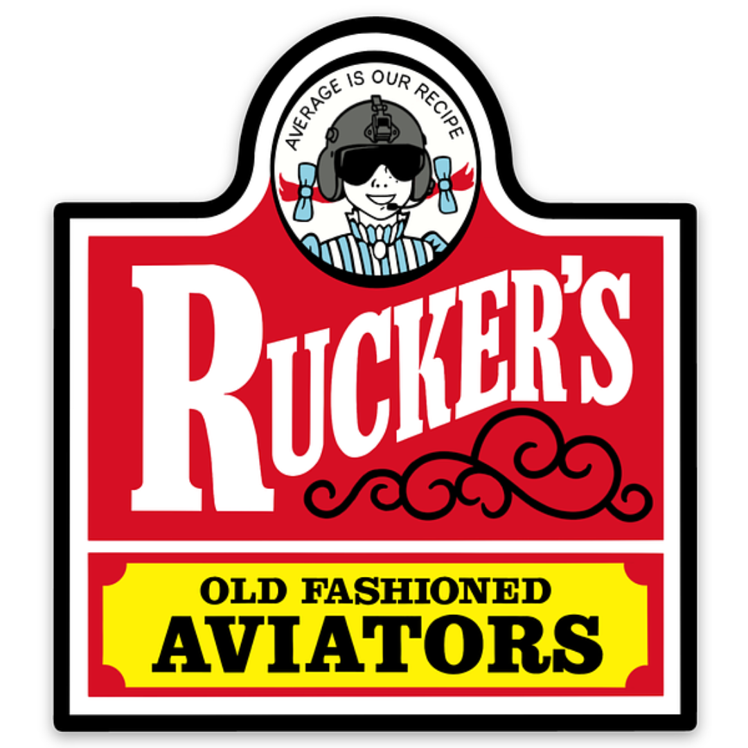 Old Fashioned Aviators Sticker