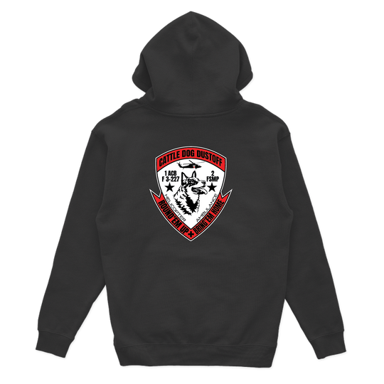 F Co, 3-227 Cattle Dog Dustoff Hoodies