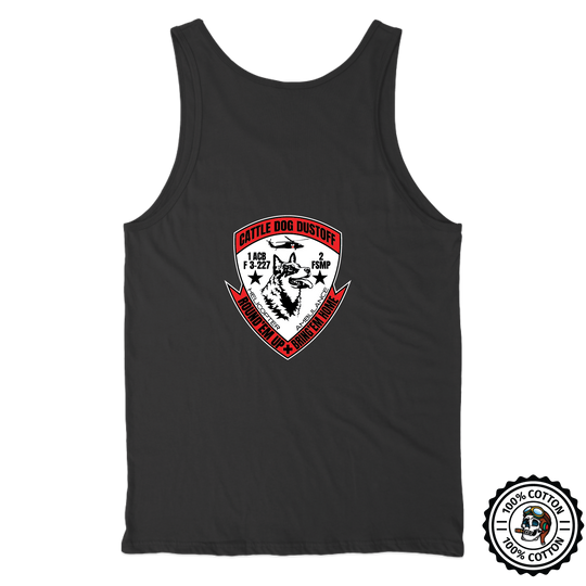 F Co, 3-227 Cattle Dog Dustoff Tank Tops