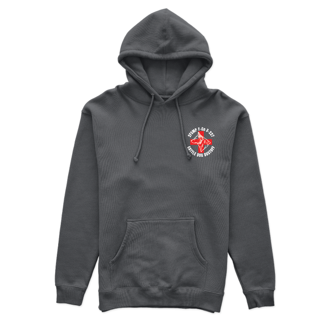 F Co, 3-227 Cattle Dog Dustoff Hoodies