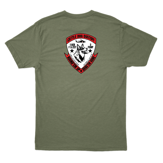 F Co, 3-227 Cattle Dog Dustoff T-Shirts