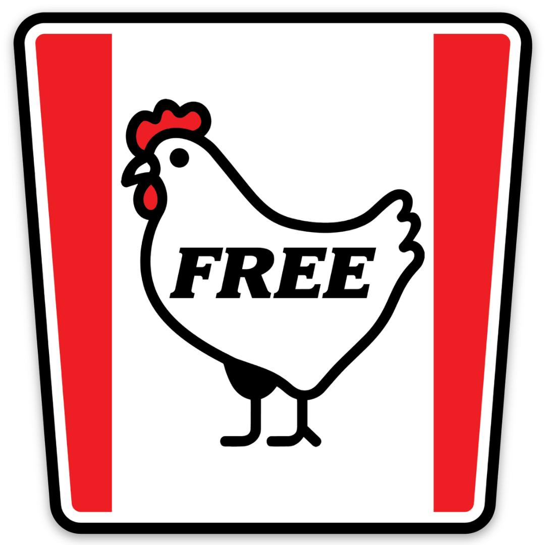 Free Chicken Sticker – Brotallion LLC