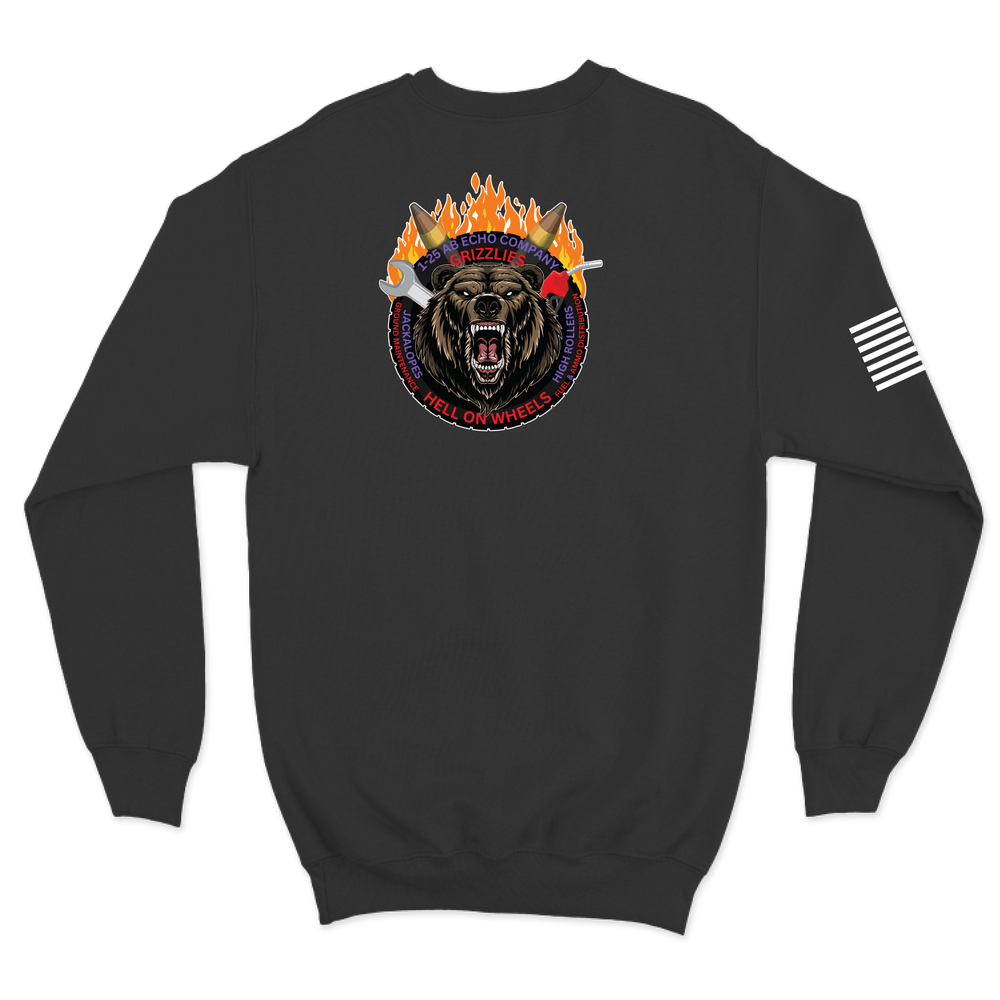 E Co, 1-25 AB "Grizzlies" Crewneck Sweatshirt