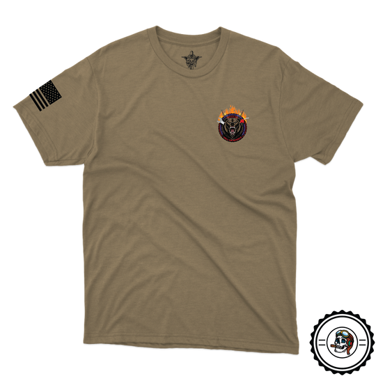 E Co, 1-25 AB "Grizzlies" Tan 499 T-Shirt